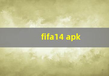 fifa14 apk